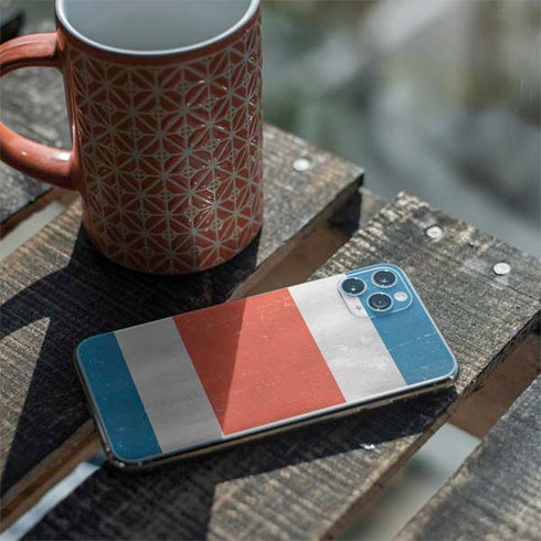 Costa Rican Flag Distressed iPhone 11 Pro Max Skin
